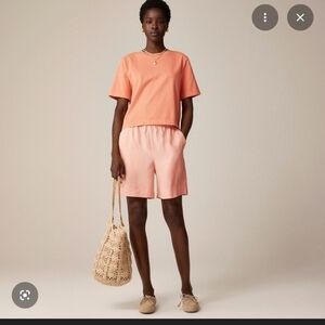 J. Crew Coral Women's Satin Shorts